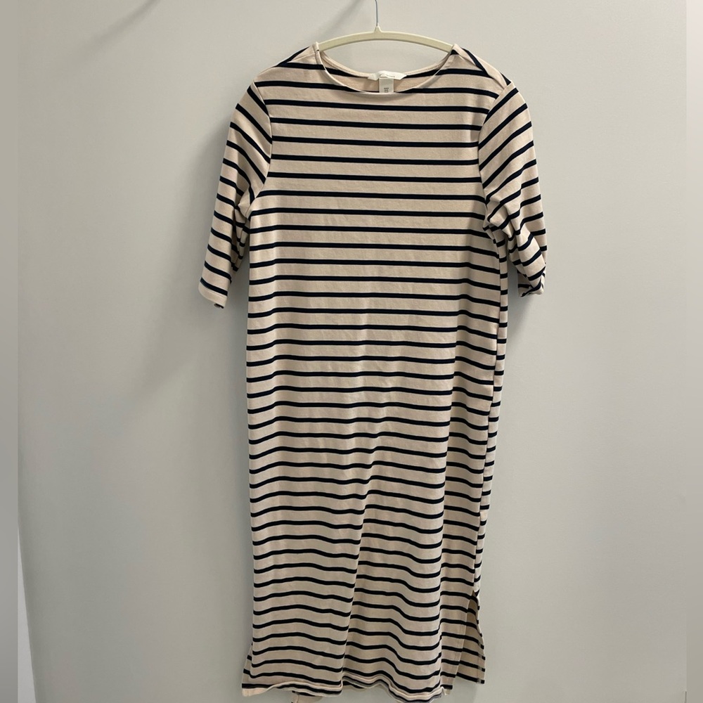 Stripe Maternity Dress